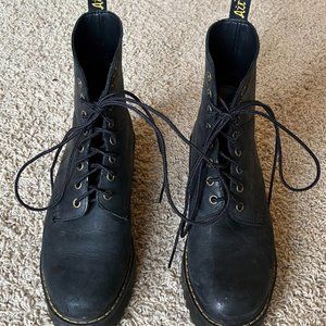 Dr. Martens Black Combat Boots